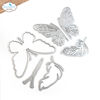 Elizabeth Craft Designs Ornate Butterfly Metal Die Set