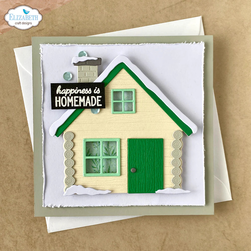 Elizabeth Craft Designs Cabin Metal Die Set