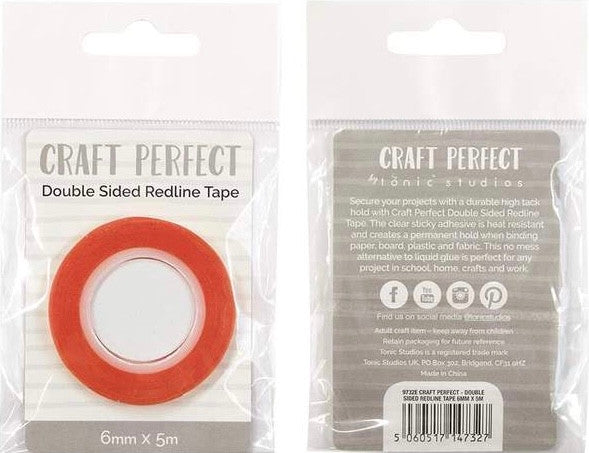 Cinta Redline de doble cara Craft Perfect, 6 mm x 5 m