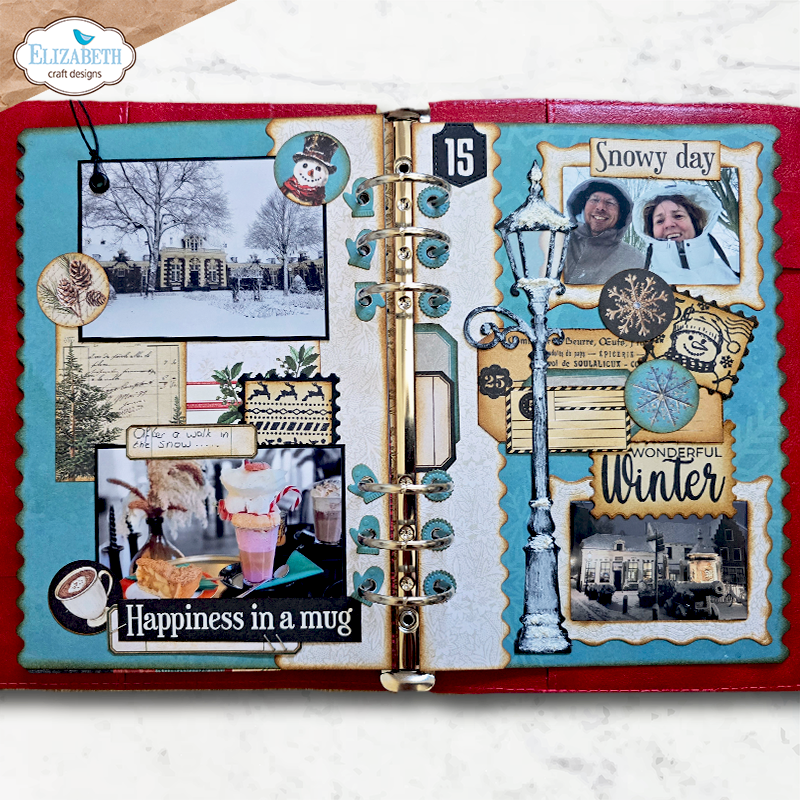 Elizabeth Craft Designs Wavy Page & Lamppost Metal Die Set