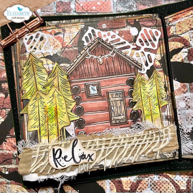 Elizabeth Craft Designs Juego de troqueles con fondo de tierra