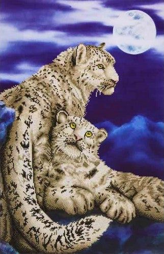 Diamond Dotz Snow Leopards