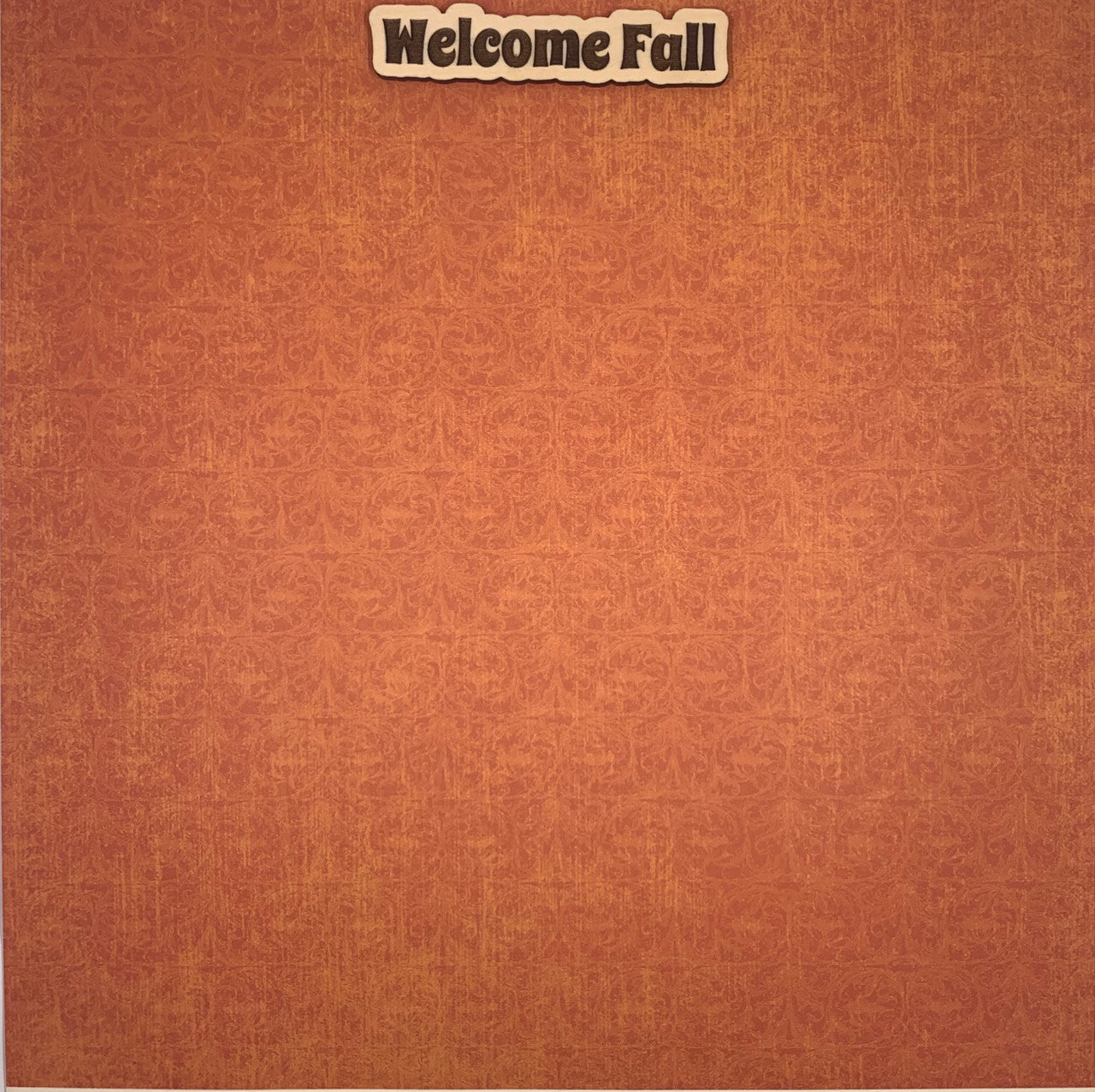 Welcome Fall Wooden Embellishment