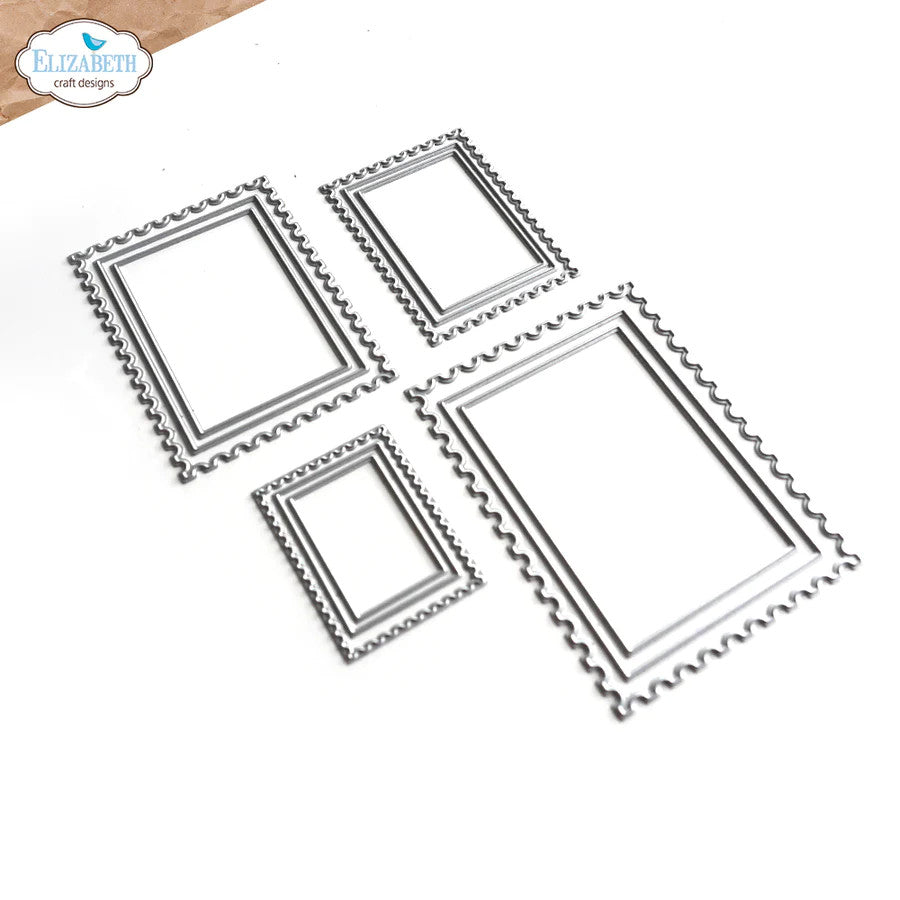 Elizabeth Craft Designs Juego de troqueles para sellos postales Everyday Elements