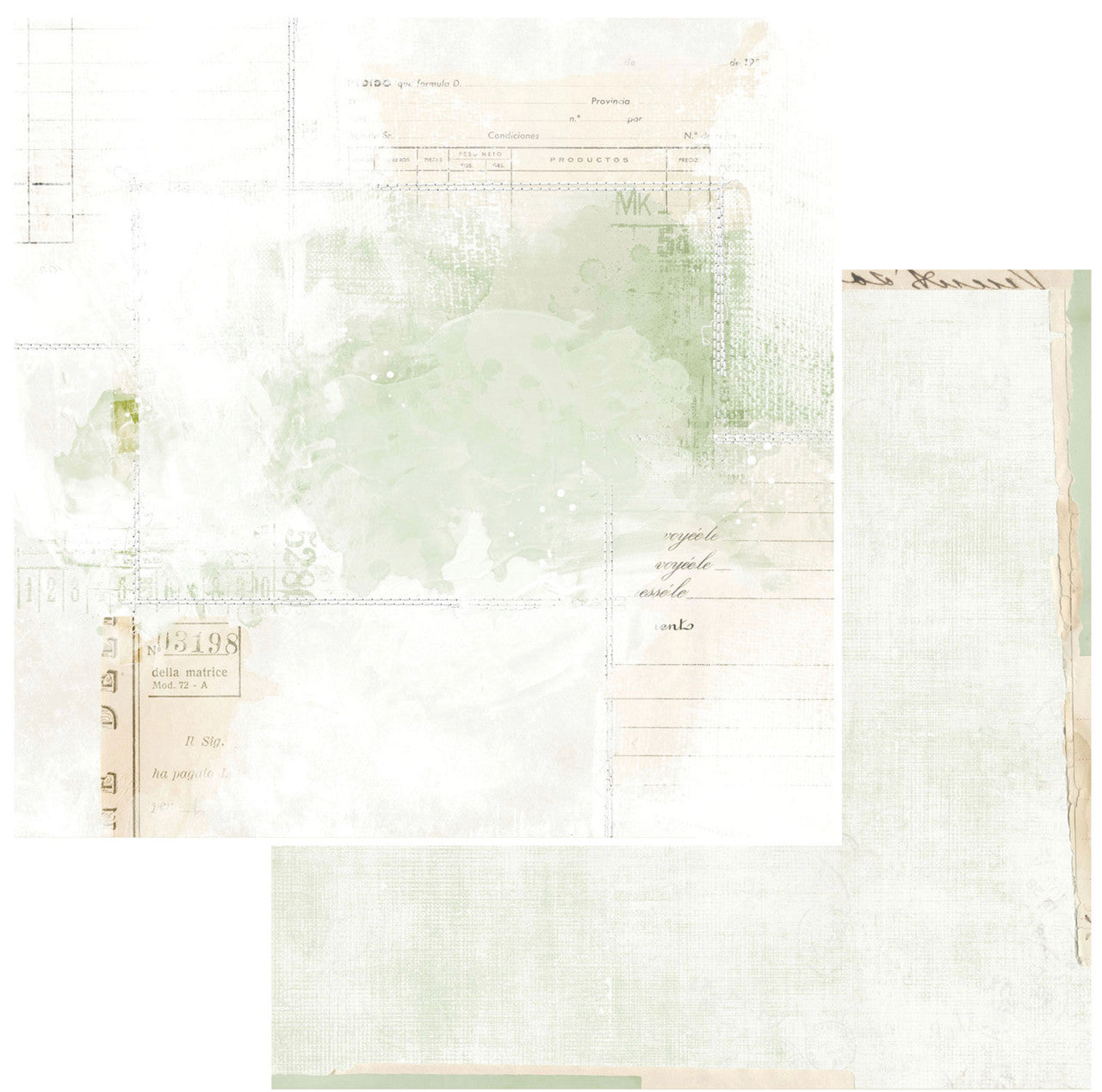 49 and Market Vintage Artistry Sage 12 x 12 Collection Pack
