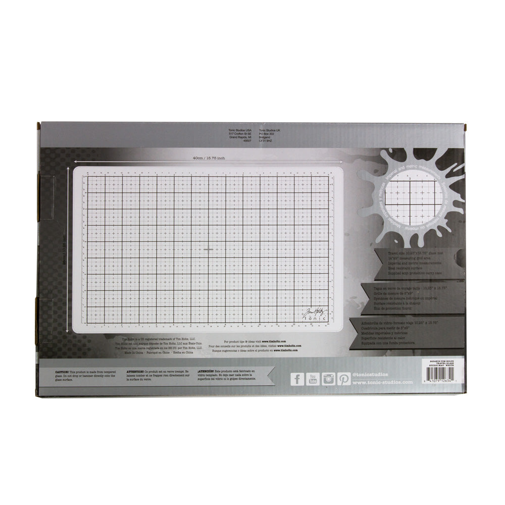 NIEUW Tim Holtz glazen mediamat