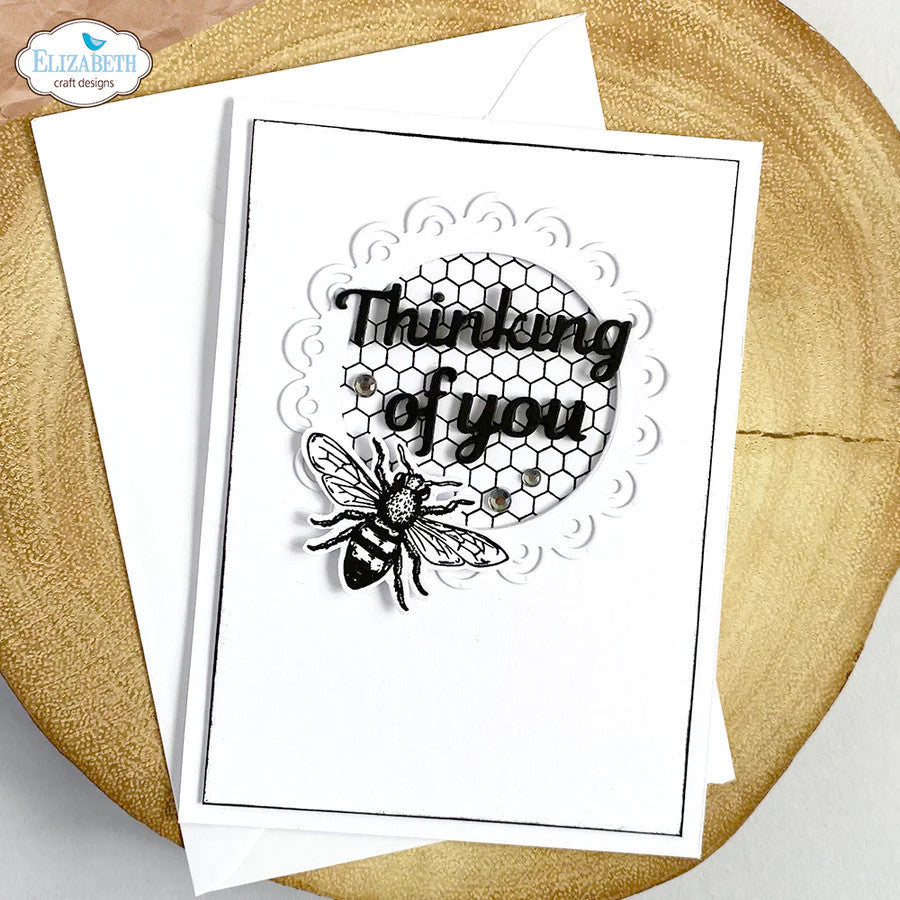 Elizabeth Craft Designs Everyday Elements Honeybee-stempelset