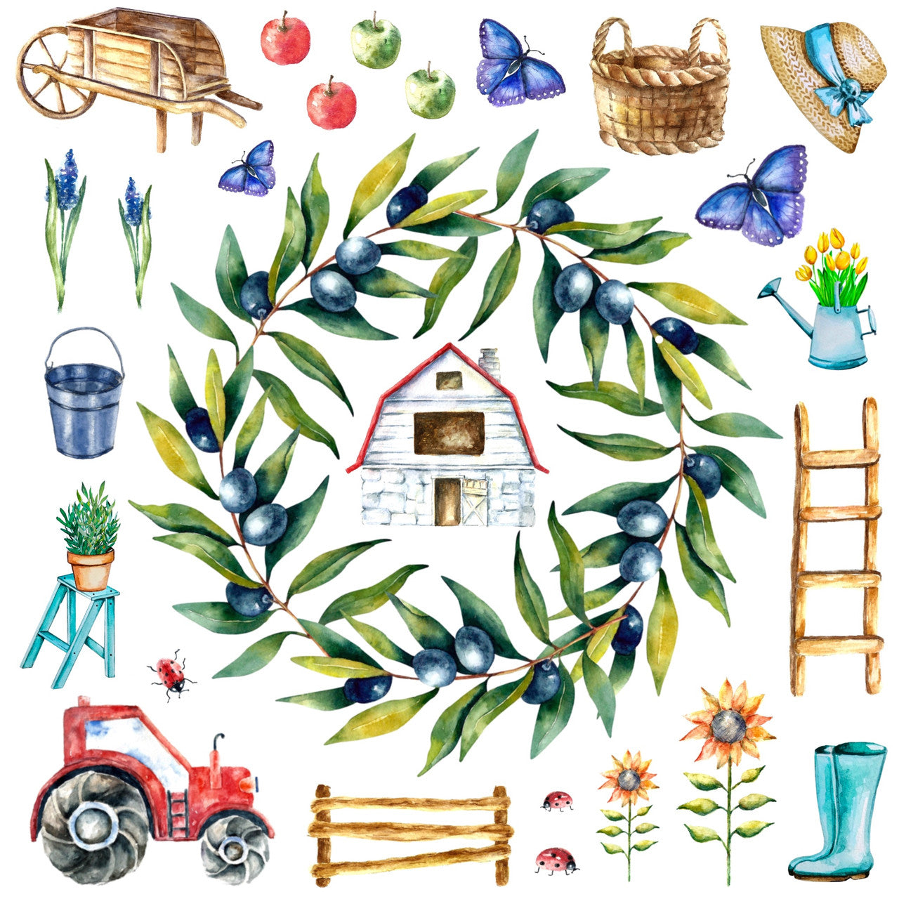 Kreative Kreations Once Upon a Farm 12” x 12” Paper Collection