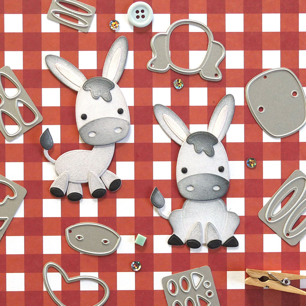 Juego de troqueles de burro de Elizabeth Craft
