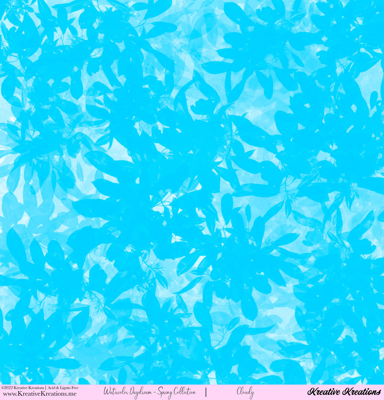 Kreative Kreations Watercolor Daydream - Spring Collection 12” x 12” Paper Collection