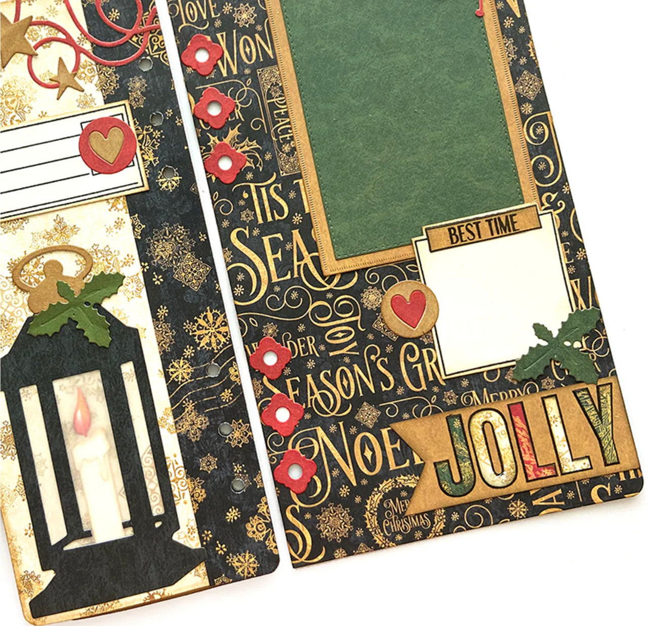 Elizabeth Craft Designs Peace & Joy Stamp