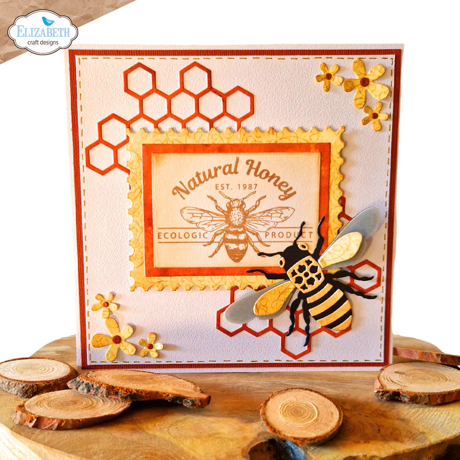 Elizabeth Craft Designs Juego de troqueles de abeja en capas Everyday Elements