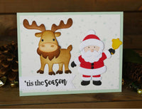Elizabeth Craft Designs Classic Christmas Sentiments Stamp Set
