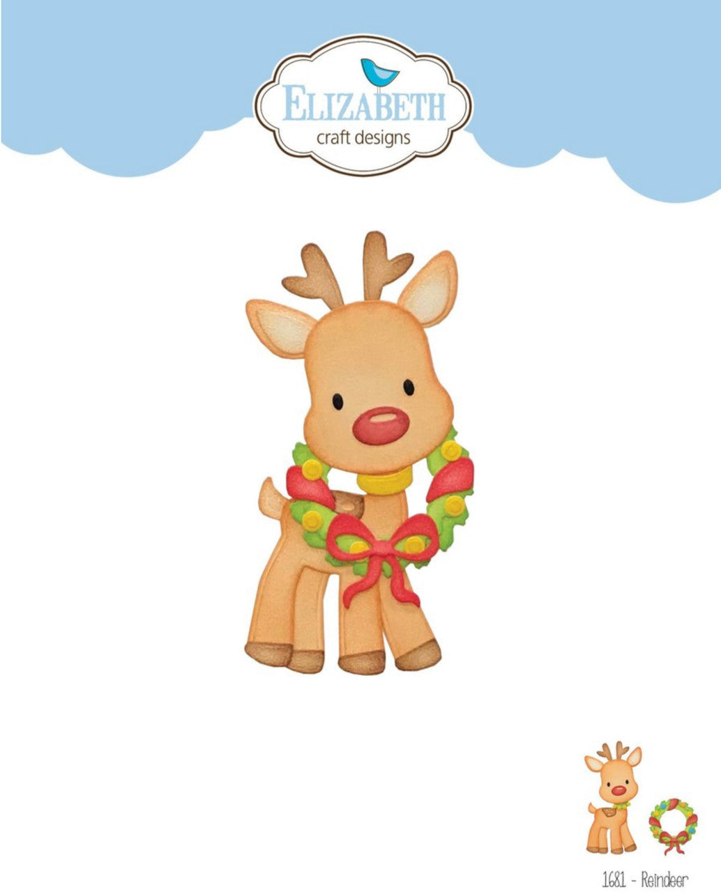 Elizabeth Craft Designs Juego de troqueles de reno