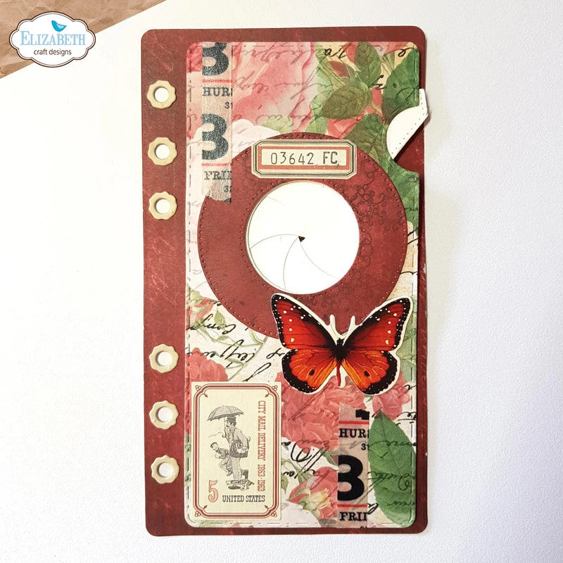 Elizabeth Craft Designs Juego de troqueles de metal con persiana Iris