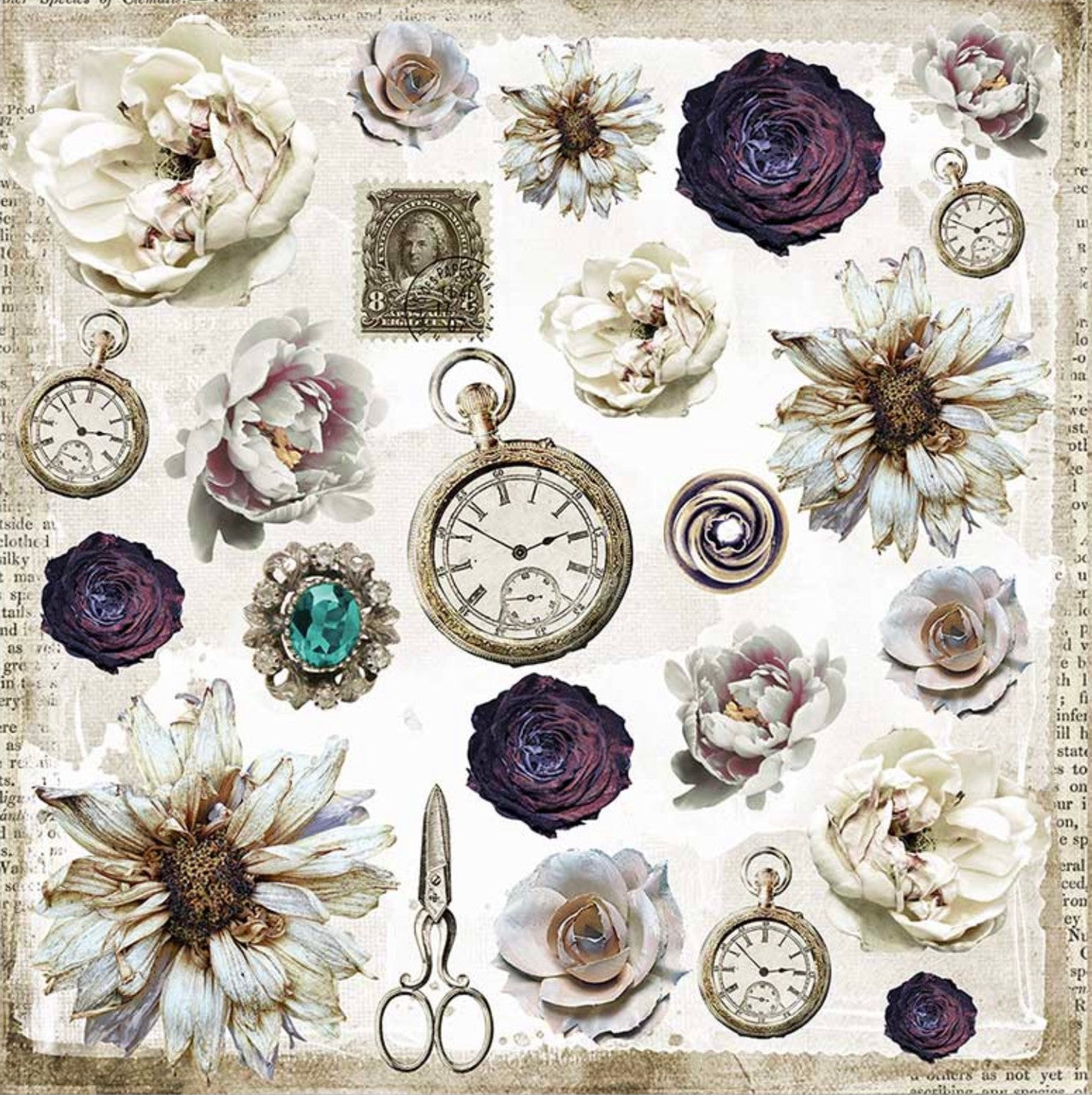 Stamperia Romantic Journal 12” x 12” Paper Collection