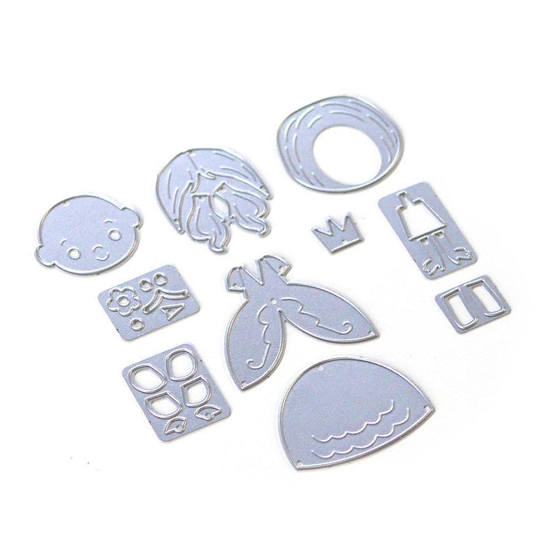 Elizabeth Craft Designs Juego de troqueles de metal Princesa