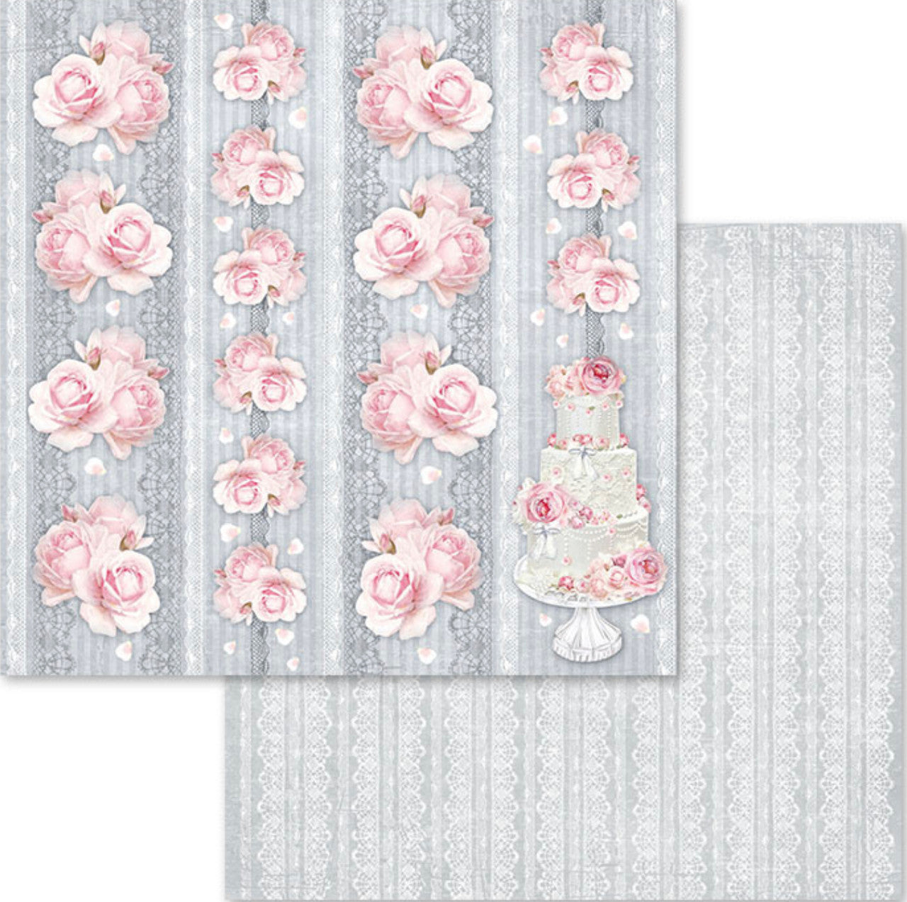 Stamperia Wedding Paper Pack 12” x 12”