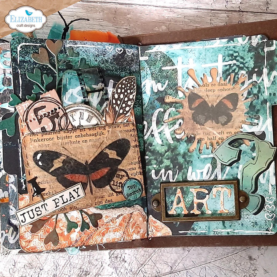 Elizabeth Craft Designs Art Journal Especiales de Devid Journal File XL 1