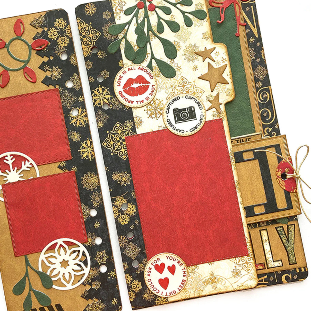 Elizabeth Craft Designs Cirkels met Sentiments-stempel