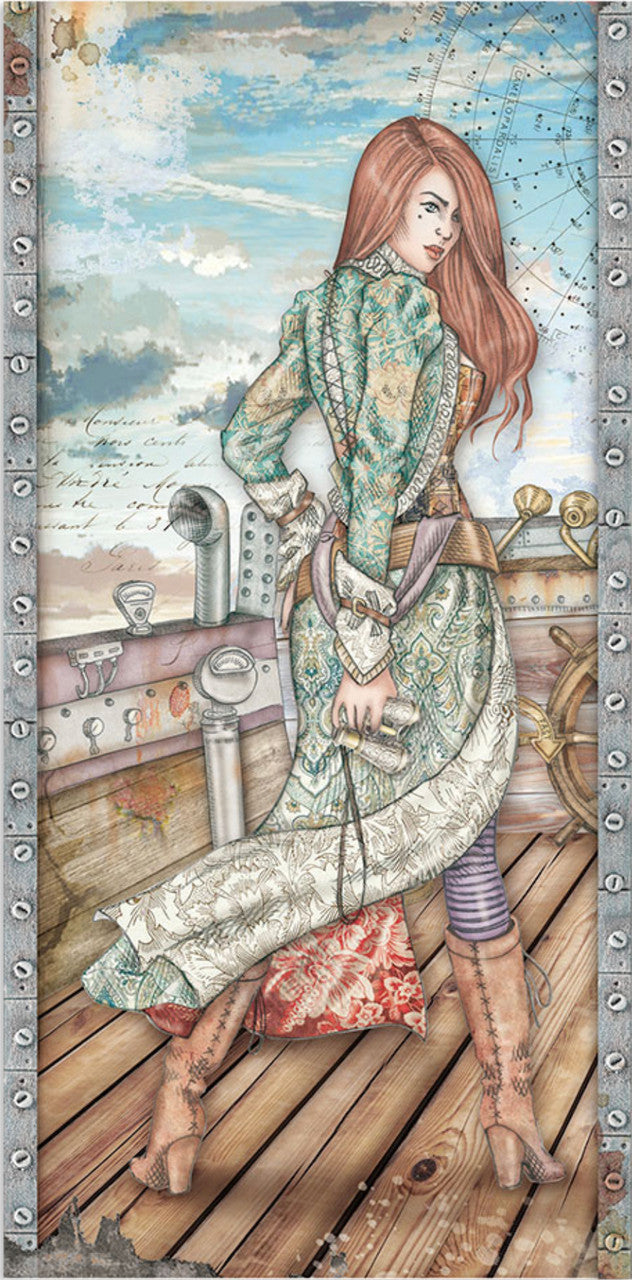 Stamperia (6"x12") dubbelzijdig papierpakket - Lady Vagabond Lifestyle