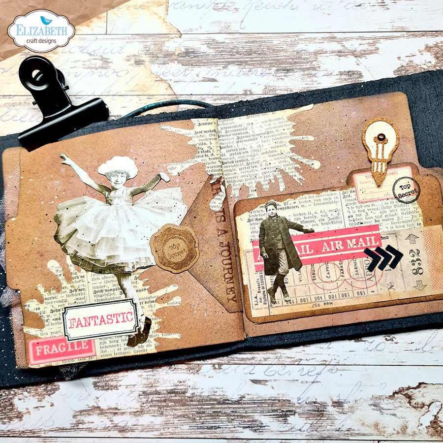 Elizabeth Craft Designs Art Journal Especiales de Devid Journal File XL 2