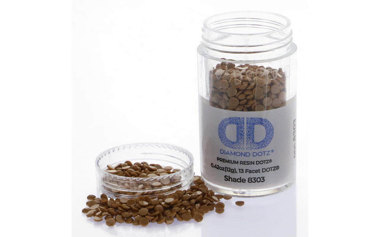 Diamond Dotz Freestyle Gems 2.8mm 12g Mocha 8303