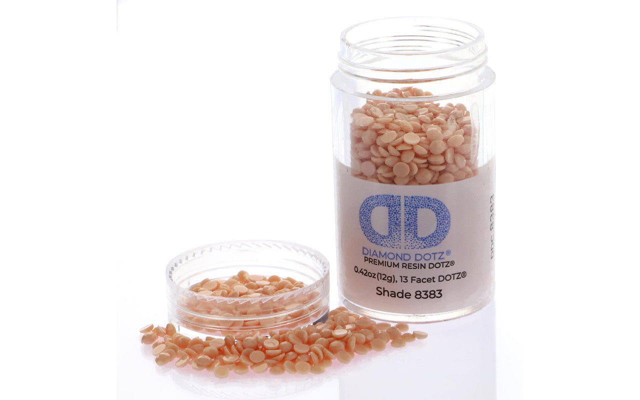 Diamond Dotz Freestyle Gems 2.8mm 12g LIght Mole Pink 8383