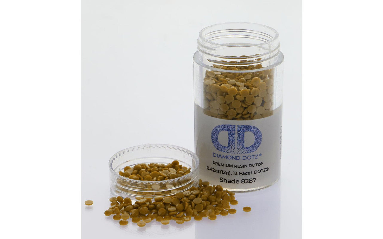 Diamond Dotz Freestyle Gems 2.8mm 12g Deep Gold 8287