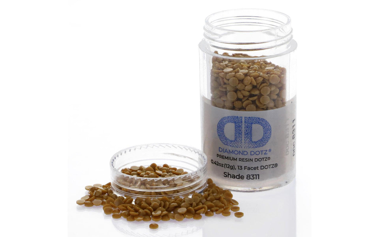 Diamond Dotz Freestyle Gems 2.8mm 12g Dark Ginger 8311
