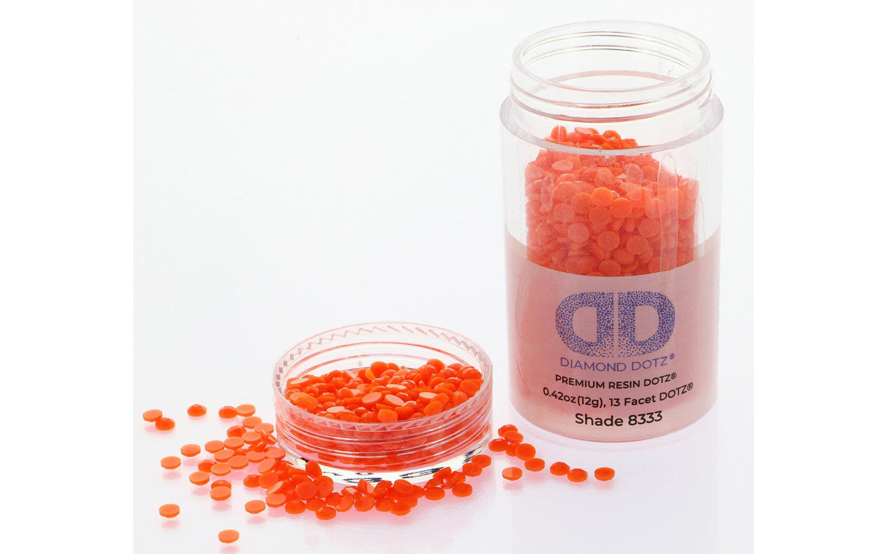 Diamond Dotz Freestyle Gems 2.8mm 12g Dark Orange 8333