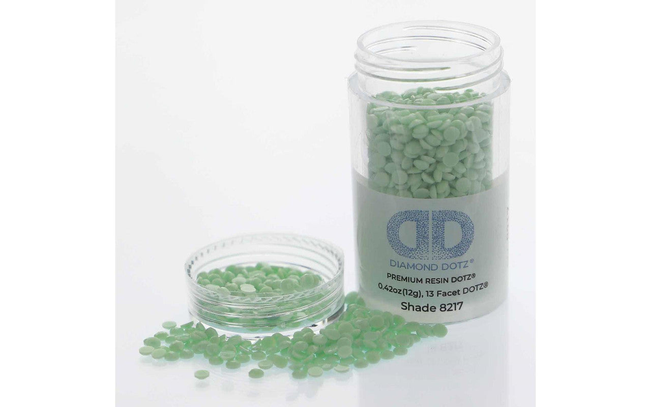 Diamond Dotz Freestyle Gems 2.8mm 12g Pale Mint Green 8217