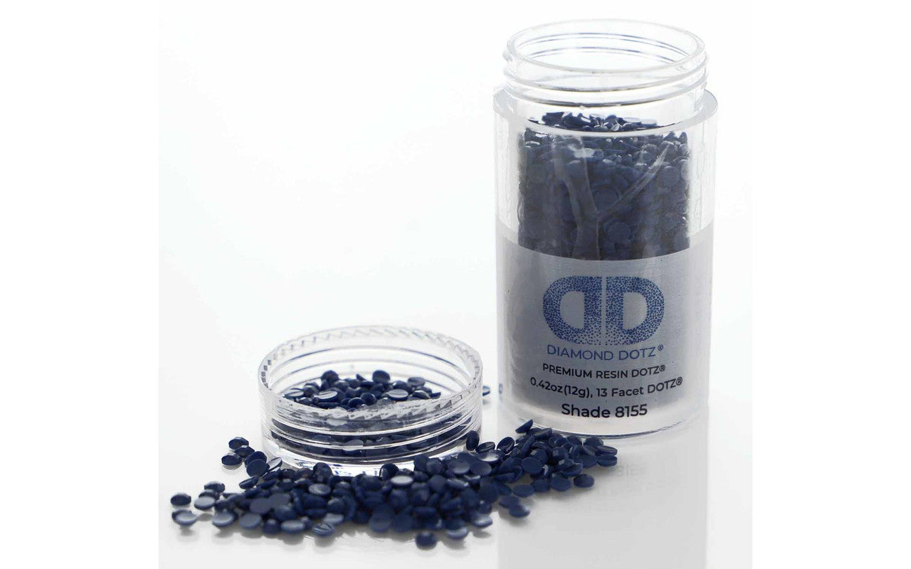 Diamond Dotz Freestyle Gems 2,8 mm 12 g Donkeroostblauw 8155