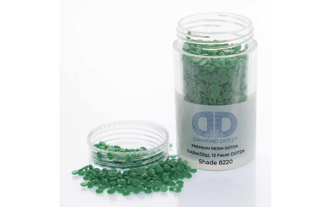 Diamond Dotz Freestyle Gems 2.8mm 12g Bright Mint Green 8220