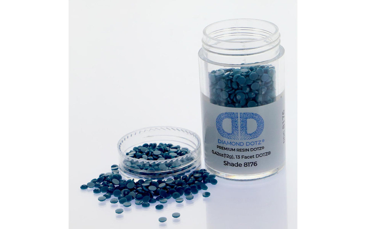 Diamond Dotz Freestyle Gems 2.8mm 12g Dark Aquamarine 8176