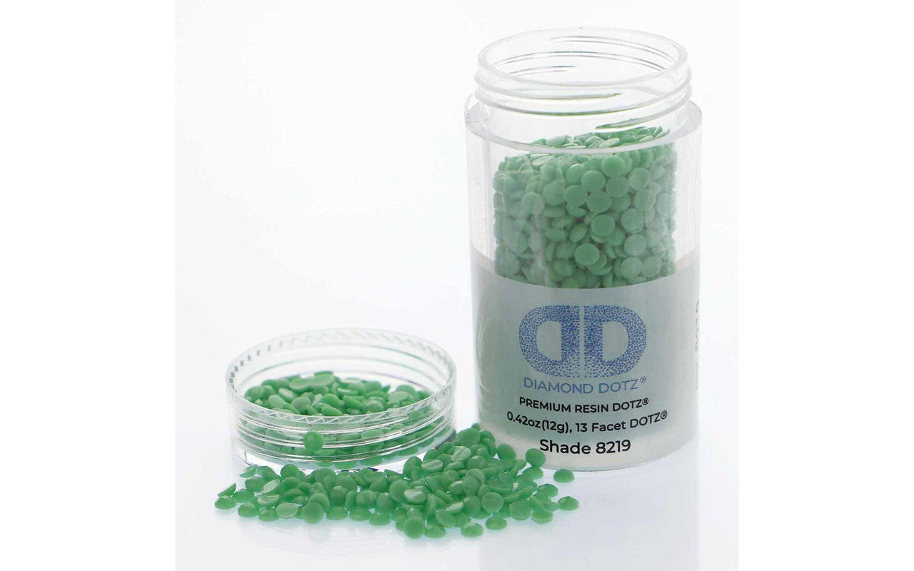 Diamond Dotz Freestyle Gems 2.8mm 12g Mint Green 8219