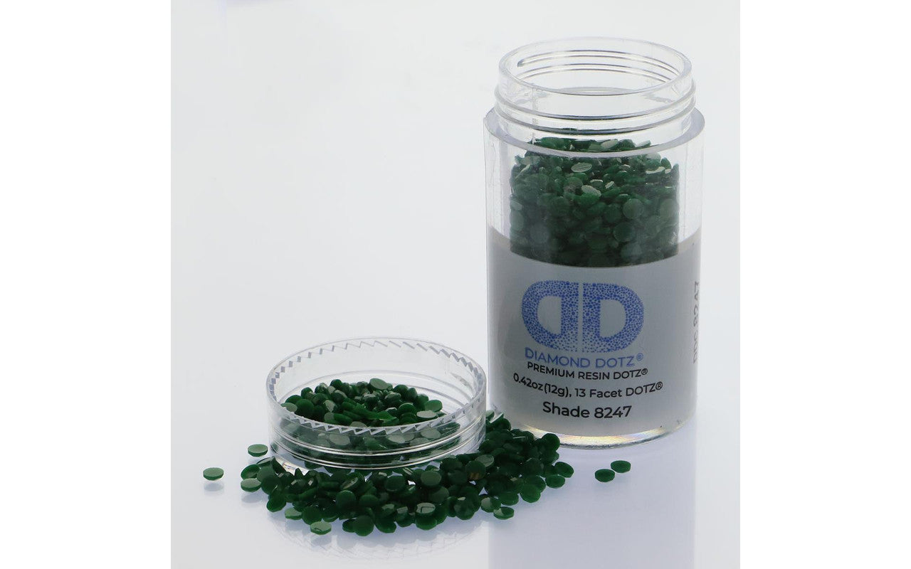 Diamond Dotz Freestyle Gems 2,8 mm 12 g Donker Kellygroen 8247