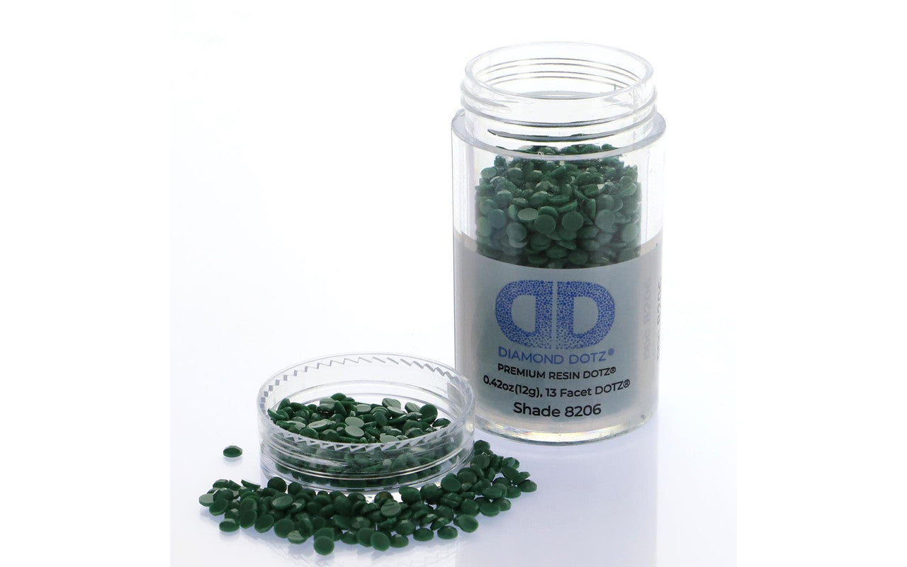 Diamond Dotz Freestyle Gems 2.8mm 12g Wattle Green 8206