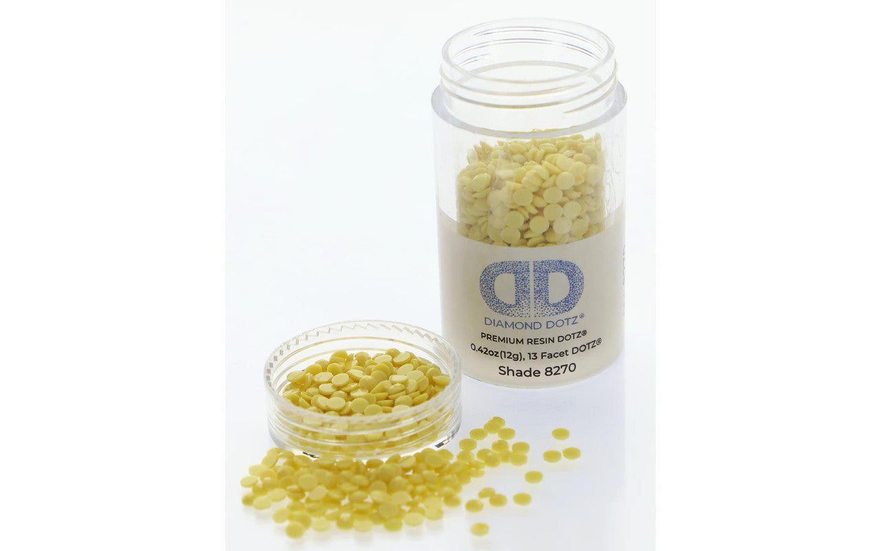 Diamond Dotz Freestyle Gems 2.8mm 12g Pale Yellow 8270