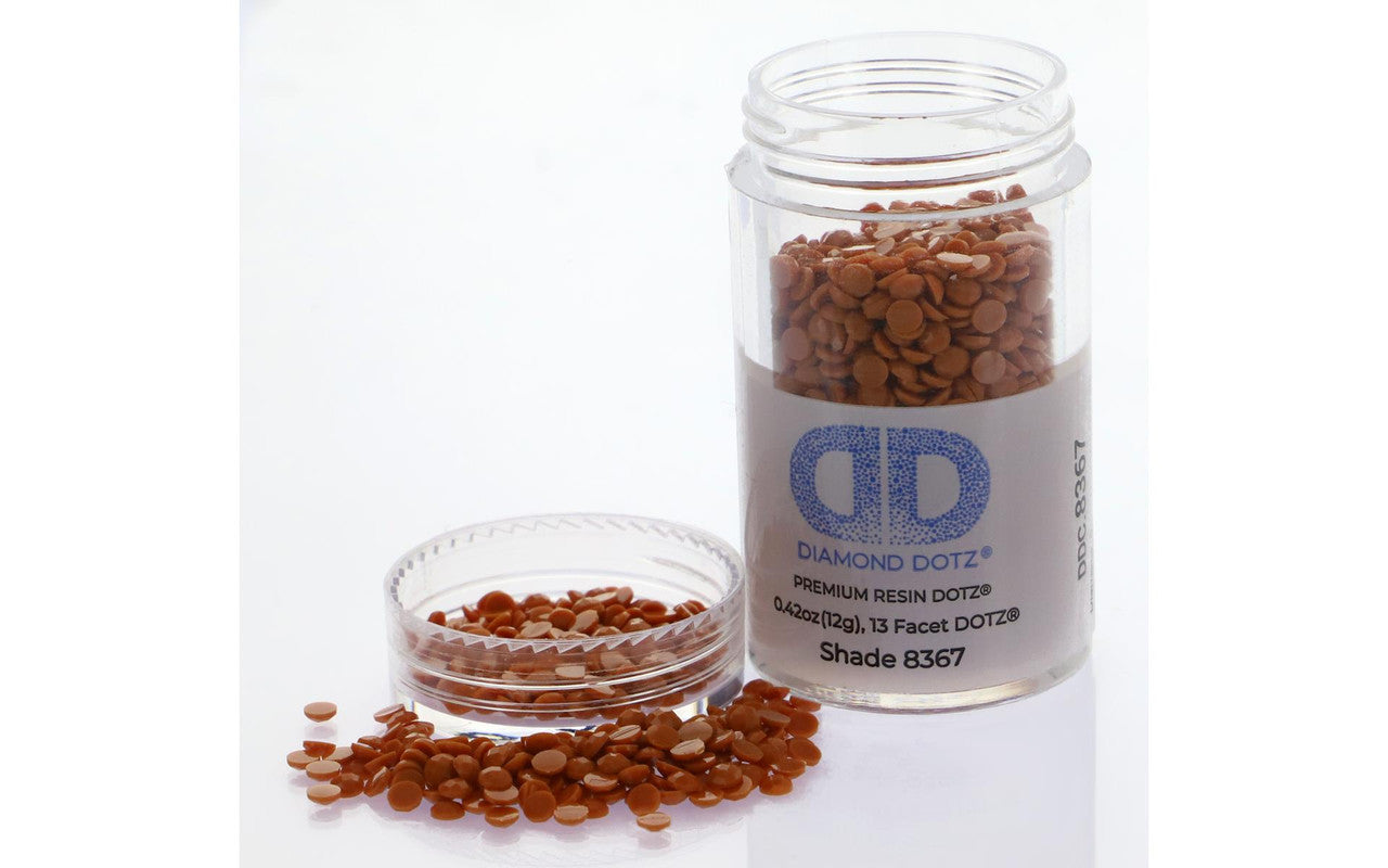 Gemas de estilo libre Diamond Dotz 2,8 mm 12 g Bronceado 8367