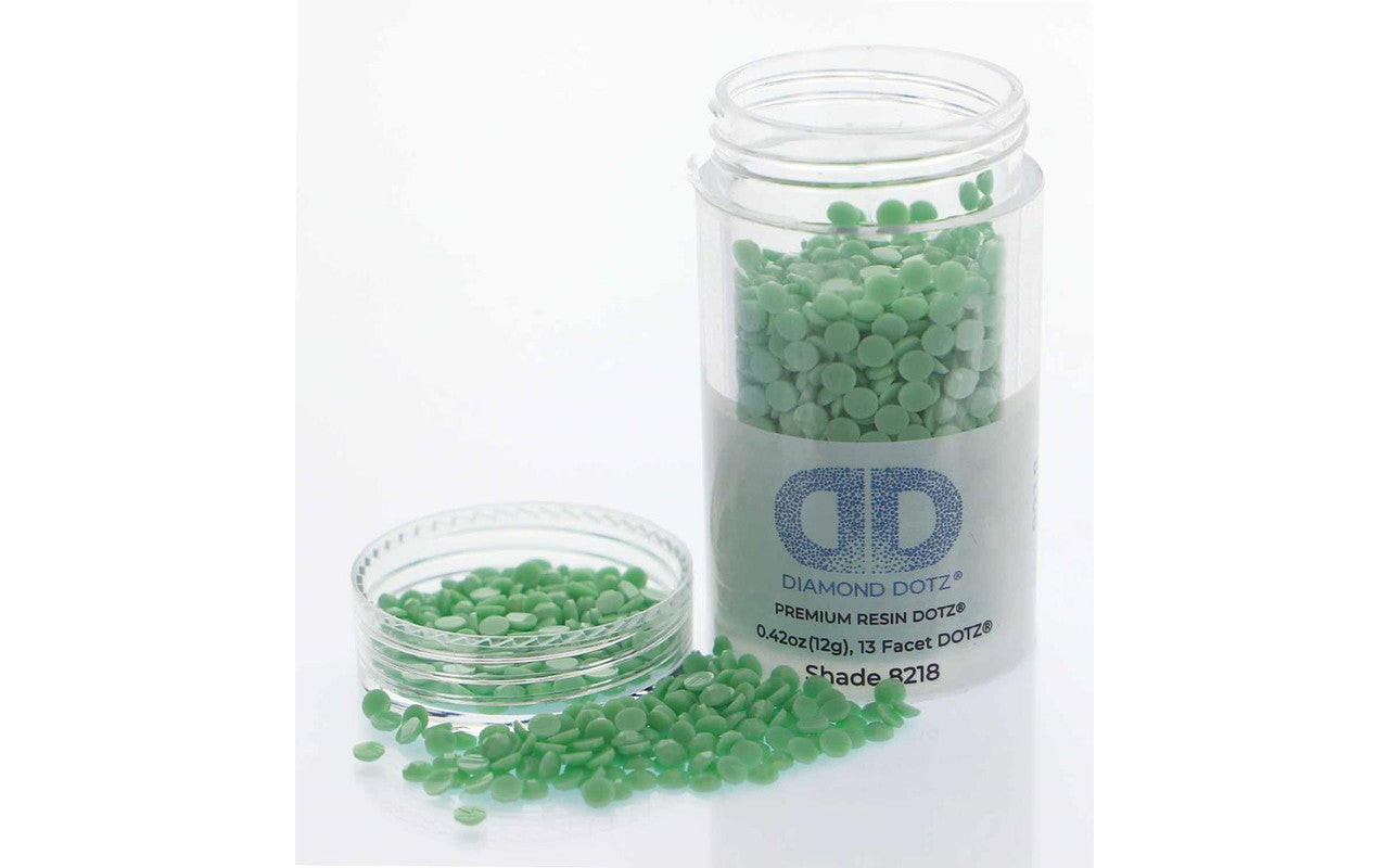 Diamond Dotz Freestyle Gems 2.8mm 12g Medium Mint Green 8218