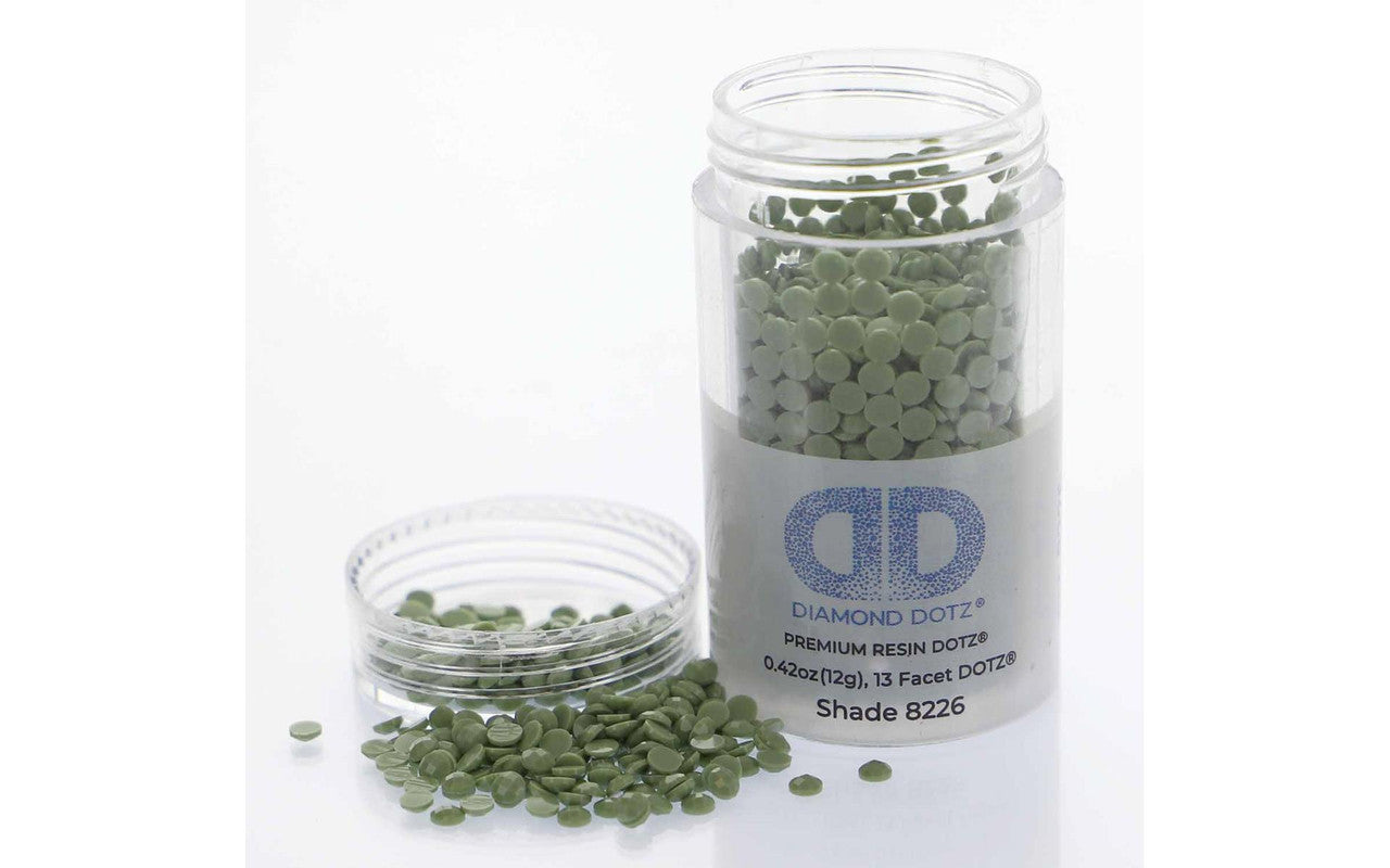 Diamond Dotz Freestyle Gems 2,8 mm 12 g Antiekgroen 8226