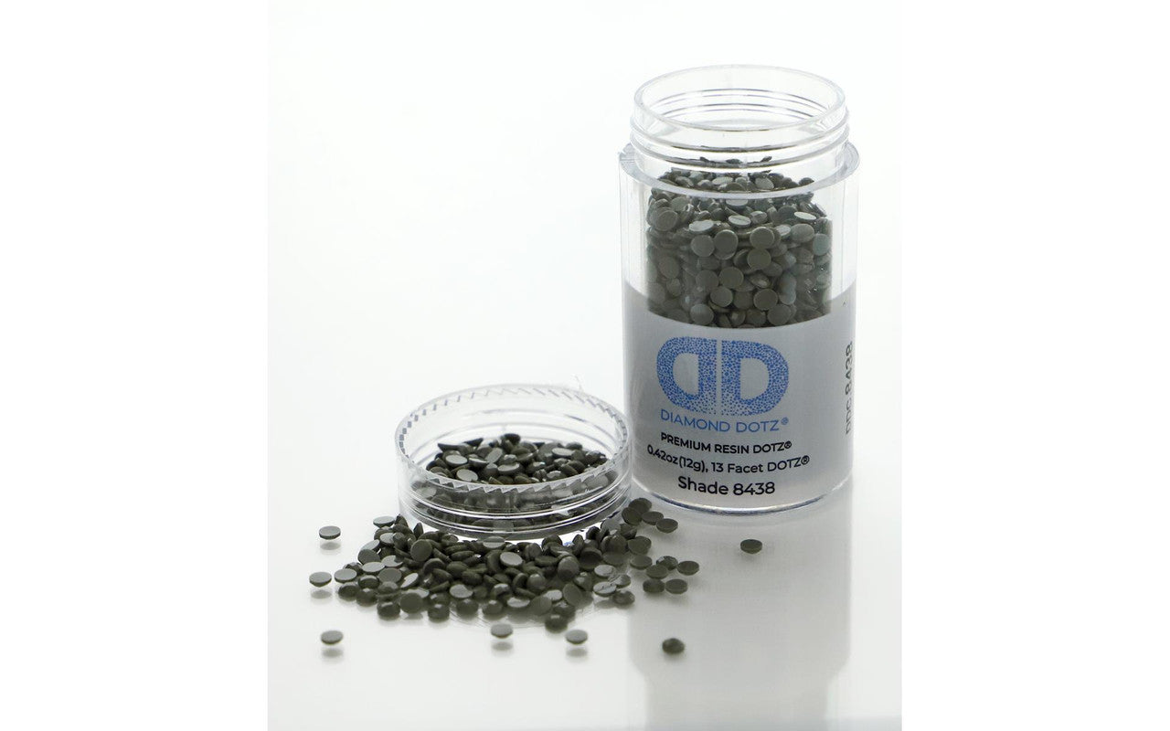 Diamond Dotz Freestyle Gems 2,8 mm 12 g dondergrijs 8438