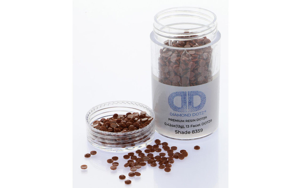 Gemas Diamond Dotz Freestyle 2,8 mm 12 g Marrón oscuro 8359