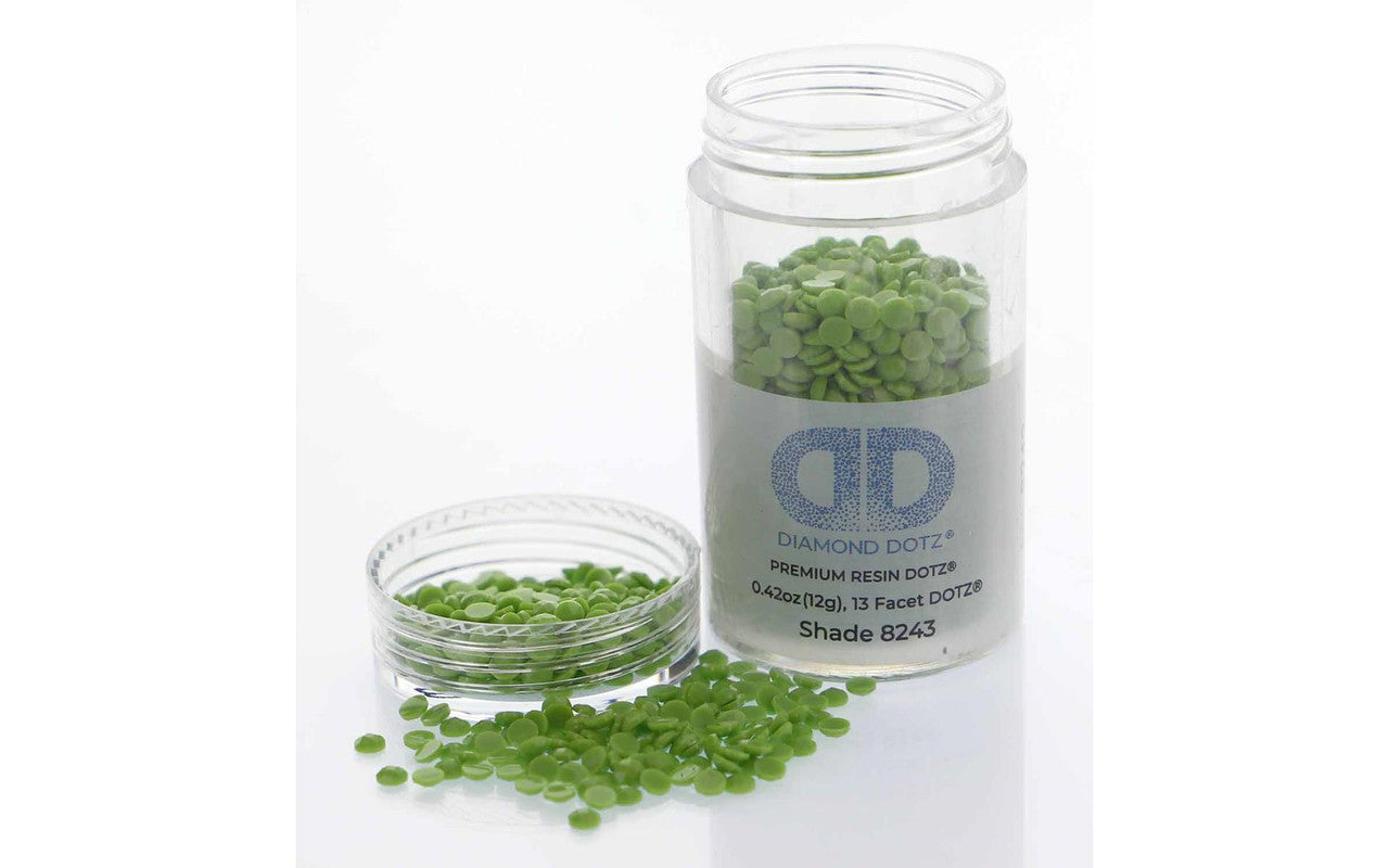 Gemas de estilo libre Diamond Dotz 2,8 mm 12 g Dark Parrot 8243