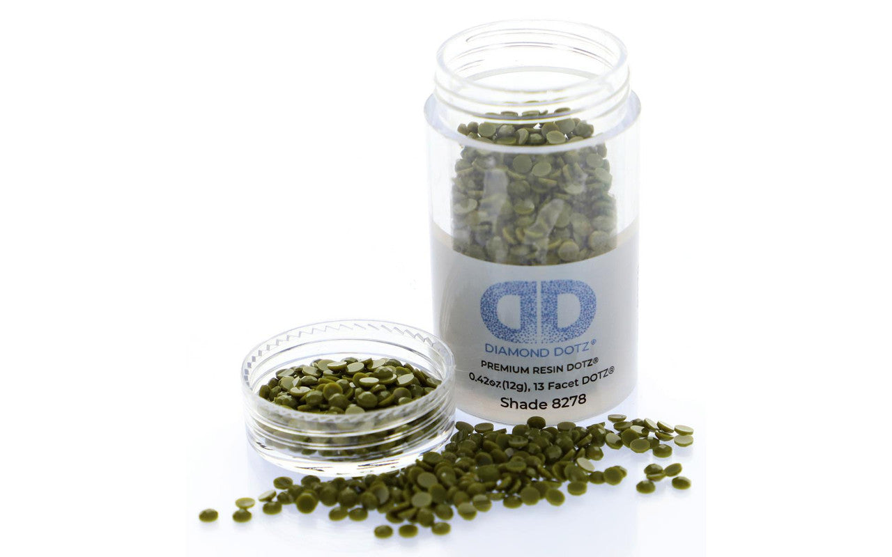 Diamond Dotz Freestyle Gems 2,8 mm 12 g Legergroen 8278