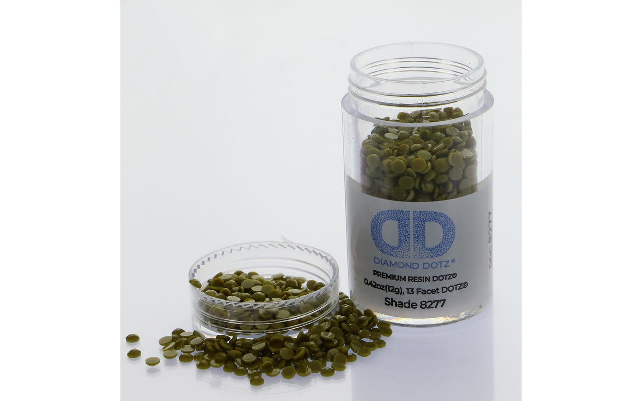 Diamond Dotz Freestyle Gems 2,8 mm 12 g Donker meigroen 8277