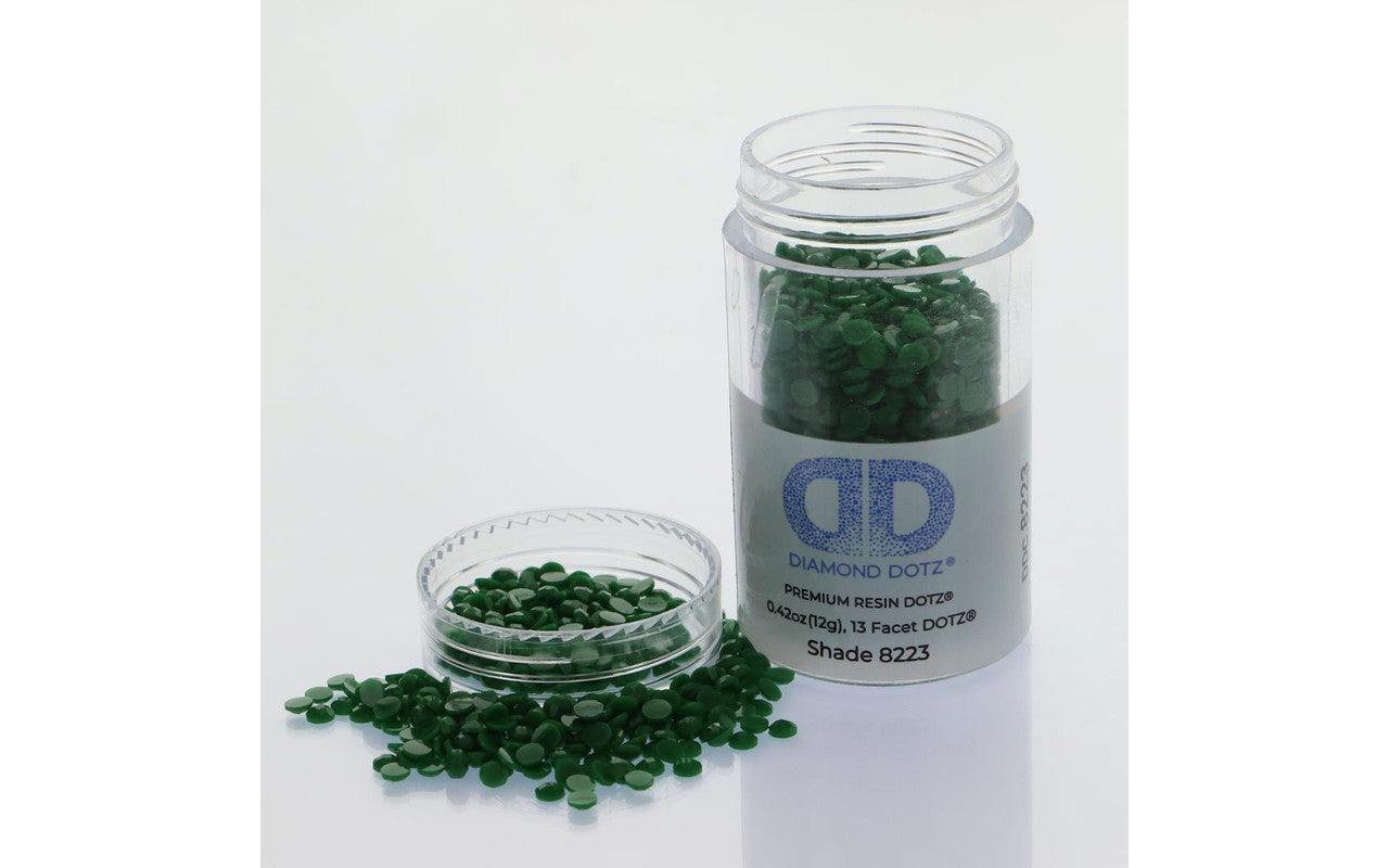 Diamond Dotz Freestyle Gems 2,8 mm 12 g Donker Smaragd 8223