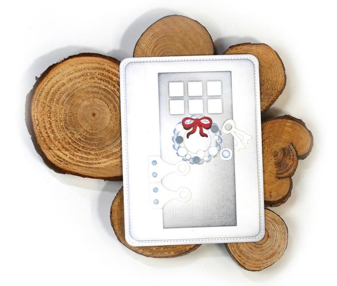 Elizabeth Craft Designs Juego de troqueles para puerta navideña
