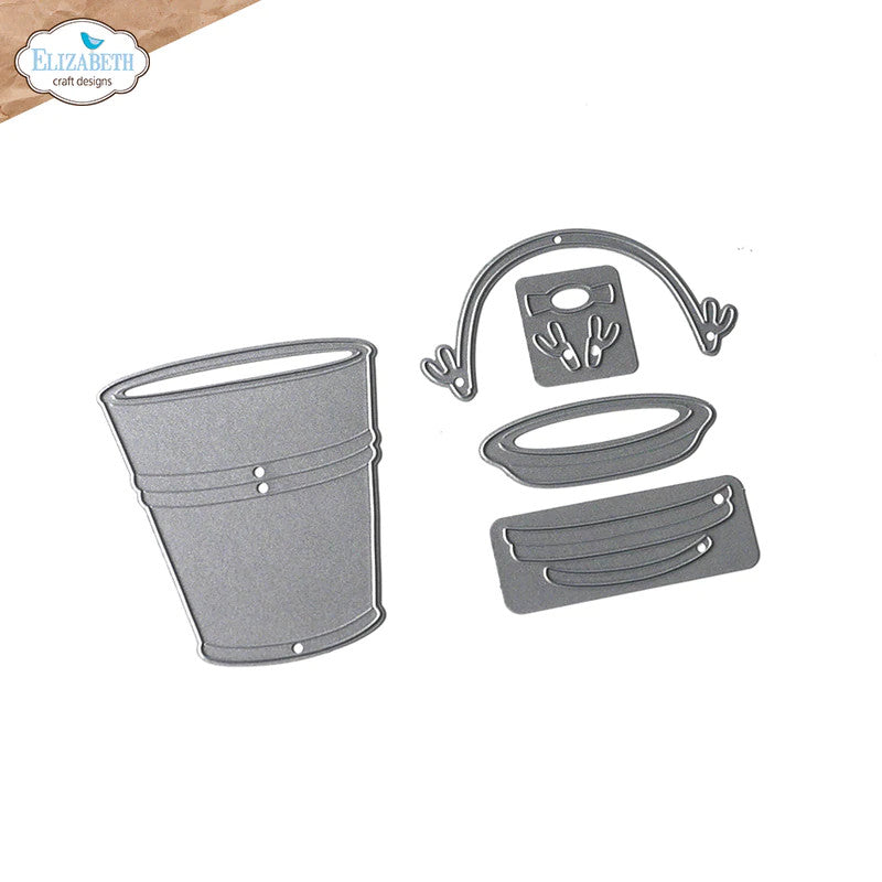 Elizabeth Craft Designs Juego de troqueles para maceta/cubo